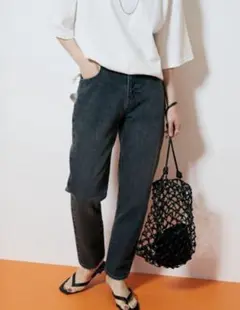 sale1399 ⇊ 【M】アンティローザホリデー ハイウエストテーパードデニム