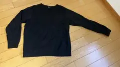 【コットン100%着心地バツグン】ユニクロユー　Ｕ　ブラック　スウェット　XL