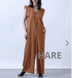 HARE ワイドオールインワン パンツ レディース サロペット