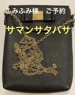 サマンサタバサ ミニショルダーバッグ ブラック