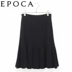 B7534■EPOCA エポカ レーヨンニット レース イージー スカート 40