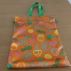 Qoo 手提げ袋 オレンジ