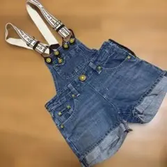 デニムショートオーバーオール 150サイズ