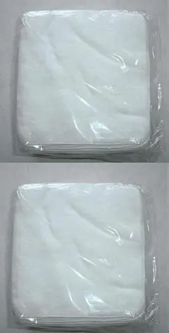 長期保存品ミニ タオルハンカチ約20X20cmホワイト100枚