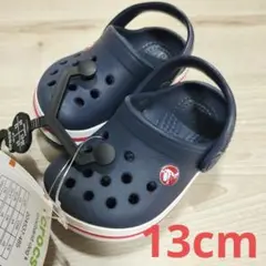 新品　タグ付き　クロックス　13cm ネイビー　サンダル