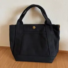 帆布トートバッグ　ミニサイズ　8号帆布　ブラック