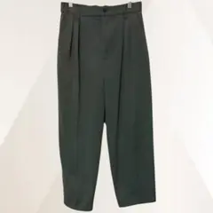 remer　リメール　スラックス　グリーン　メンズ　無地　シンプル　定番　タック
