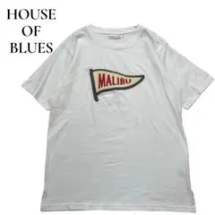 HOUSE OF BLUES ワンポイント刺繍Tシャツ M コットン100%