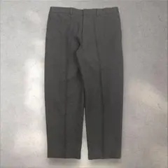 美品　チャコールグレー　スラックスパンツ　 L Lサイズ　ゆったり