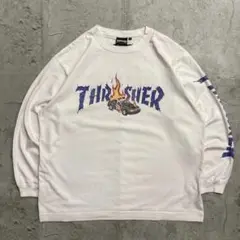 thrarsher スラッシャー　ロングスリーブ　Tシャツ　希少デザイン　長袖