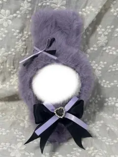 1 / 4 10cm ちびぐるみ ぬい服 着ぐるみ ラベンダー