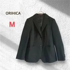 オリヒカ テーラードジャケット M ブラック オフィス ビジネス ウール混