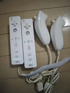 wii コントローラー ヌンチャク２個セット 通電確認済み