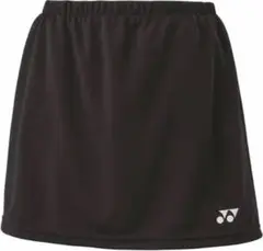 YONEX ウィメンズスカート（インナースパッツ付）. 26170 黒／L