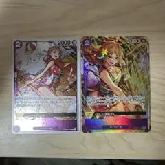 ワンピース カードゲーム ナミ パラレルとレア 2枚セット