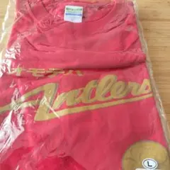 Antlers ロゴ入り 赤 Tシャツ Lサイズ