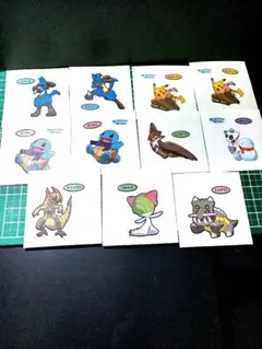 ポケモンパンシールセット　色々　winter　11枚　バラ売り❌