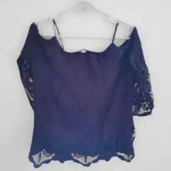 INTERNATIONAL CONCEPTS オフショルダーカットソー