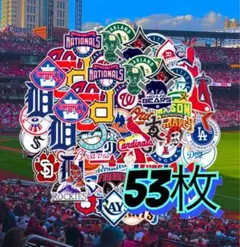 MLB 防水ステッカー　野球 メジャーリーグ　53枚セット