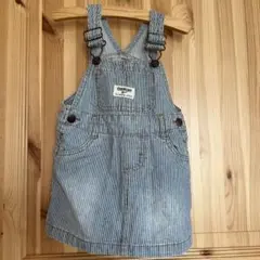 オシュコシュ　ヒッコリー　ジャンバースカート