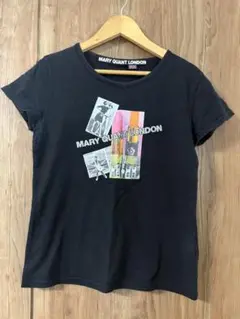 MARY QUANT LONDON ブラック Tシャツ