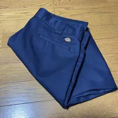 Dickies ネイビー スリムフィット チノパン 36×32