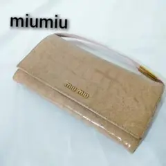 k220☆miumiu 長財布