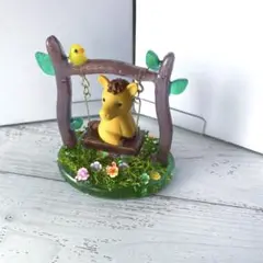 森のブランコ　レジン　ハンドメイド