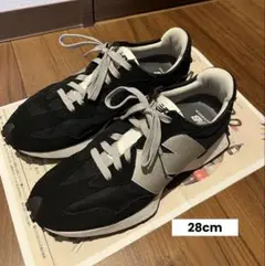 【美品】New Balance スニーカー ブラック/グレー