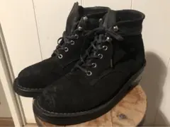 BEAMS スエードワークブーツ 黒 US8 26cm ステッチダウン製法