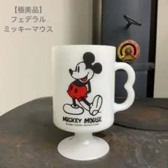 ディズニー アプローズ社製 ミニー ミッキー フェイスマグ ヴィンテージ コップ APPLAUSE・Mickey Mouse Face Mag/ミッキーマウス・フェイス