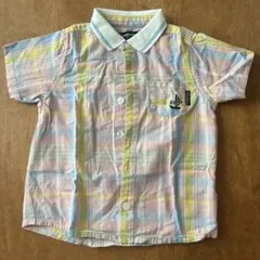 klädskaap 半袖チェックシャツ 100