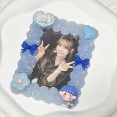 ホイップデコケース トレカケース 硬質ケース NiziU ニナ 青