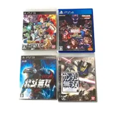 【ジャンク品】PS3/PS4 ゲーム4本セット