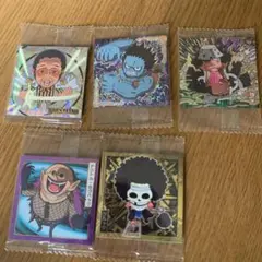 ⭐️ワンピース大海賊シールウエハース！5枚セット