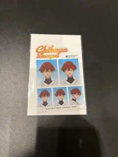 忘却バッテリー ダイカットステッカー 千早駿平 証明写真風