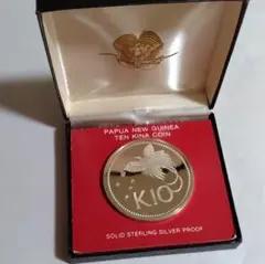 ミケネコ　パプアニューギニア　金貨　21.6金　約10g 100キナ 激安通販 ミケネコ様専用 パプアニューギニア 金貨 21.6金 約10g