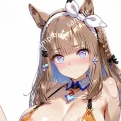 萌えタオル" 水着茶髪"超厚手大判タオル&バスタオル毛布タペストリー
