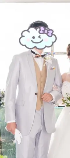 メンズタキシード他7点セット結婚式