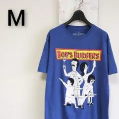 古着　BOB’S BURGERS　ボブズバーガーズ　Tシャツ　ブルー　M