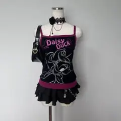 00s y2k 平成ギャル grunge disney daisy キャミ