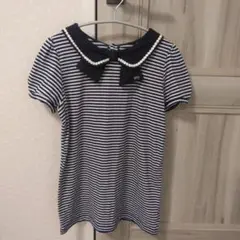 mezzo piano ストライプTシャツ 160cm Lサイズ