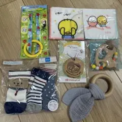ベビー用品 おもちゃ・ハンカチ・靴下セット