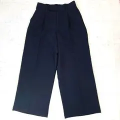 ティゴラ TIGORA ワイドパンツ L 黒 ストレッチ
