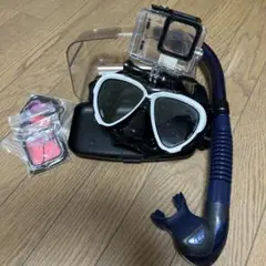 TUSA マスク＆スノーケル　５プロ水中ケース付き