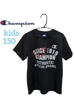 Champion ブラック Tシャツ グラフィックプリント150サイズ