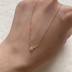 アガット ダイヤモンドネックレス