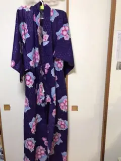 上質綿花柄浴衣