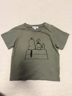 B:MING byBEAMS スヌーピー Tシャツ オリーブグリーン