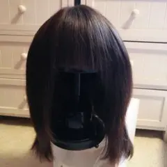 人毛100%★ロングウィッグブラウン